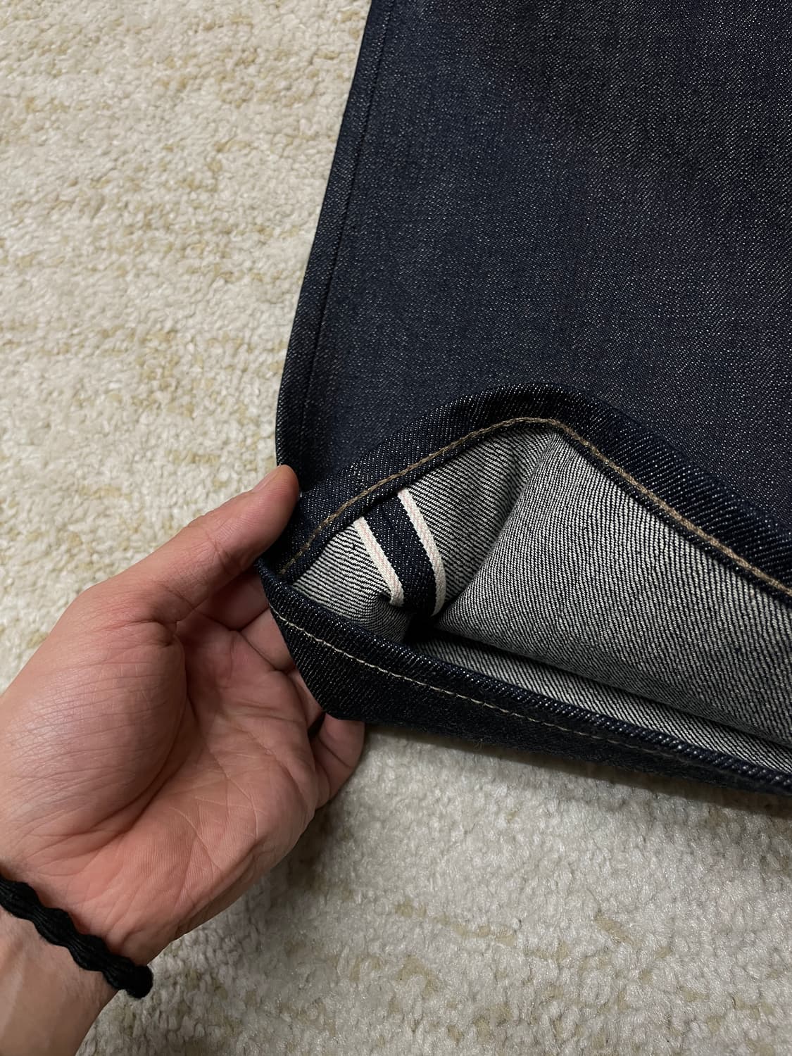 [33] 유니클로 x 르메르 콜라보 셀비지 레귤러 진 청바지  상품이미지3