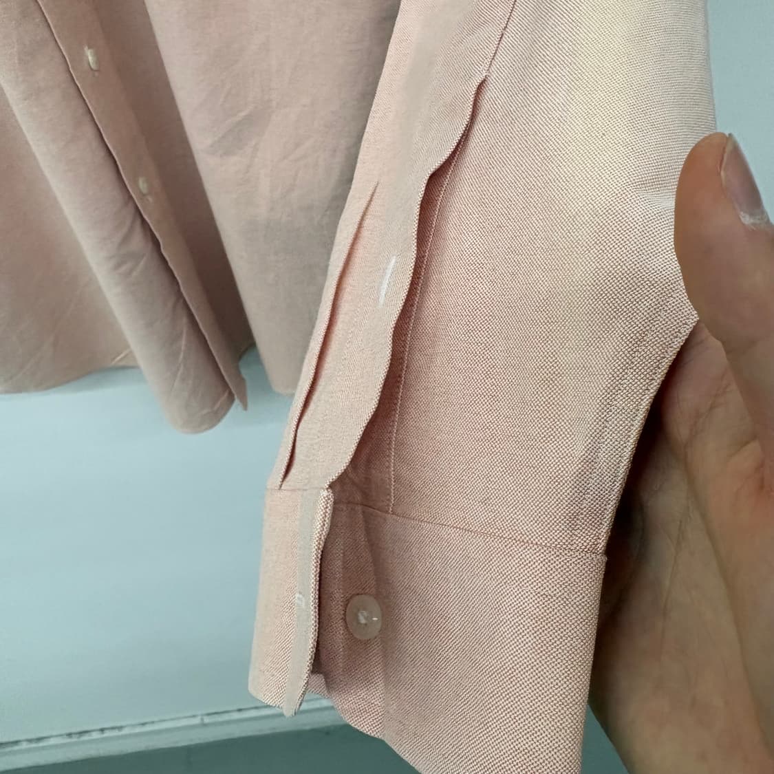 L.L.Bean 핑크 옥스포드 셔츠 M 상품이미지3