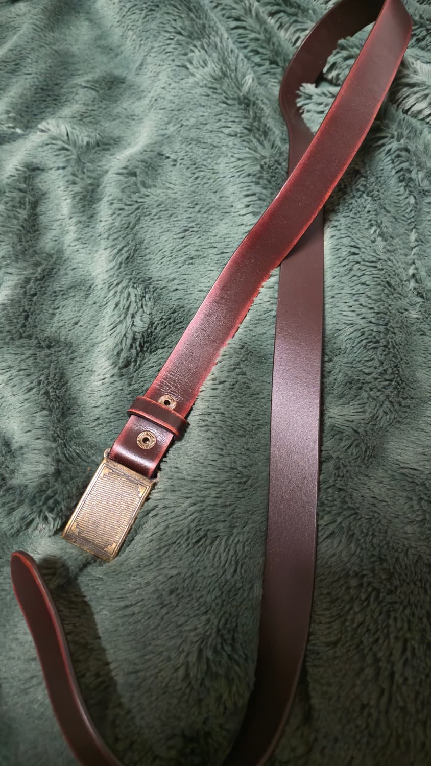 주앙옴므 히콕 빈티지 레더 벨트 [브라운] 상품이미지2