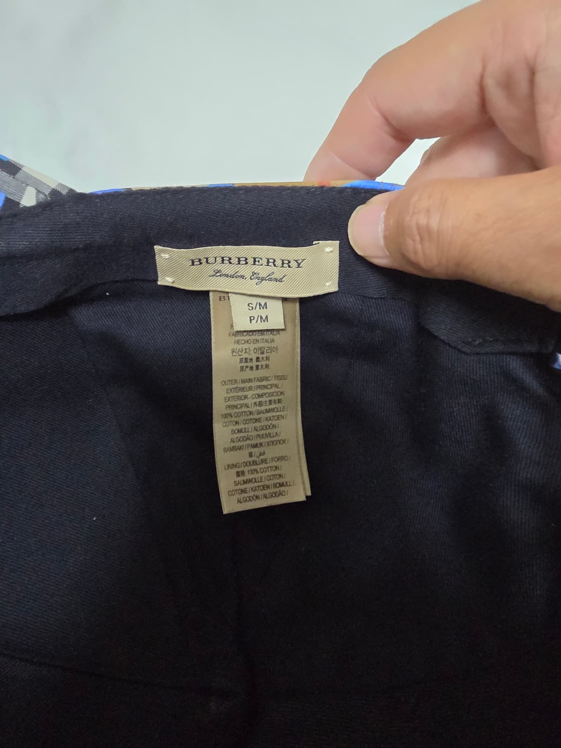 버버리 볼캡 모자 정품 상품이미지4