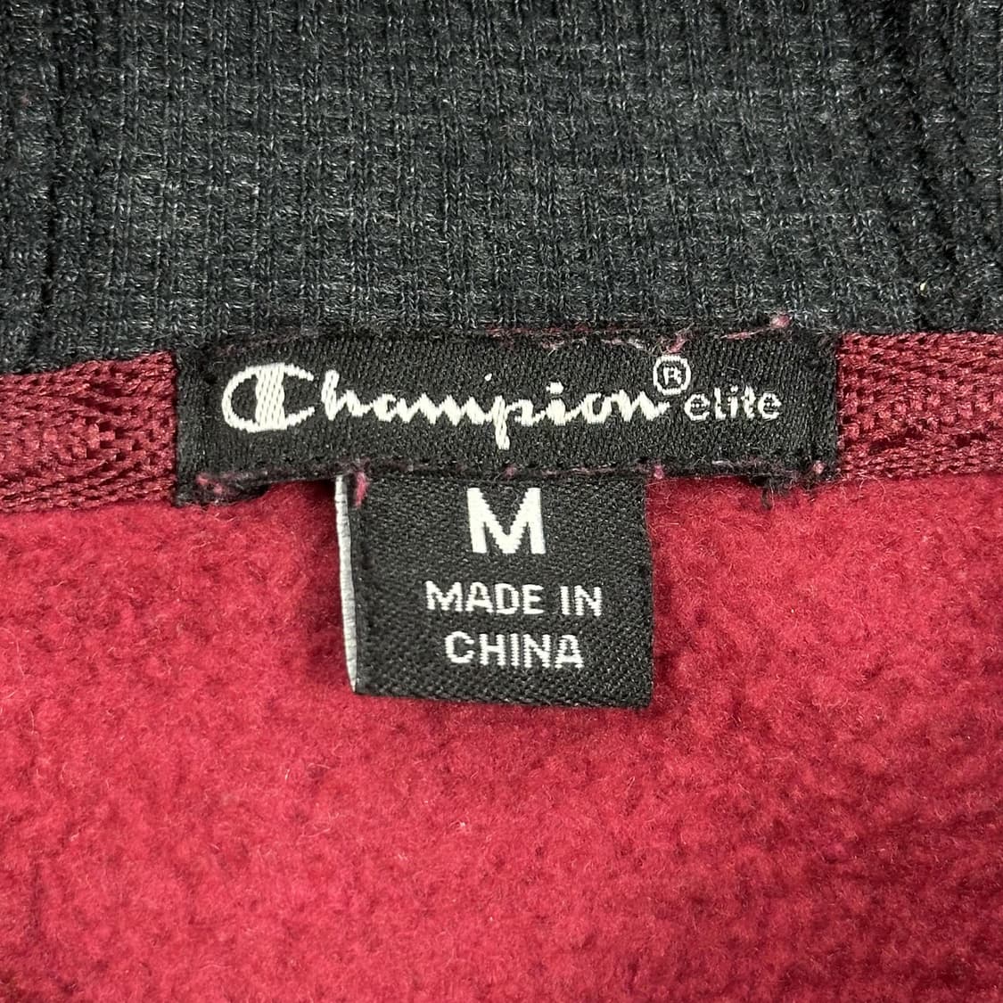 챔피온 칼리지 워싱턴 버건디 후드티 (M) 상품이미지5