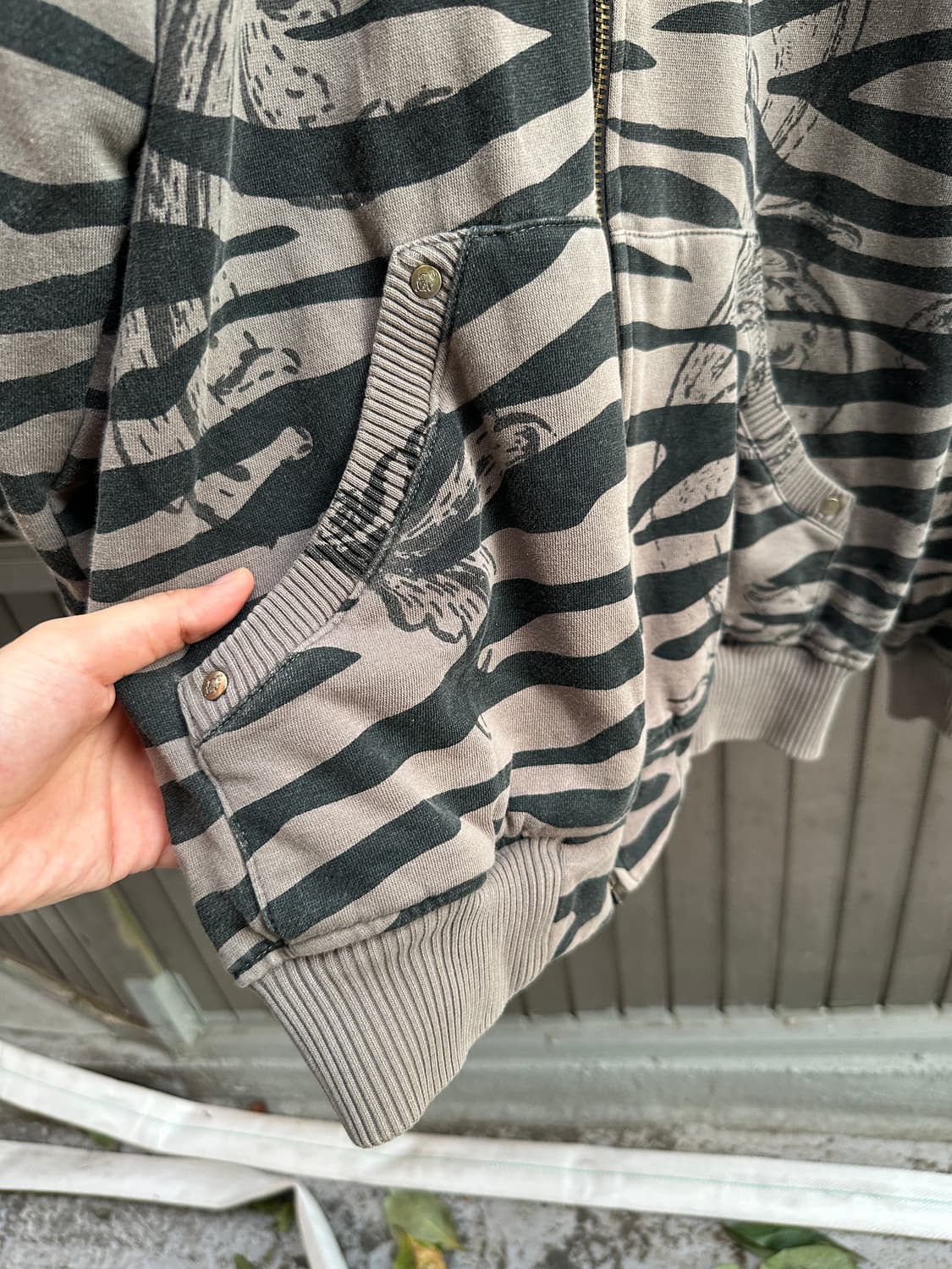 FLAP reversible punk printing hoody 상품이미지10