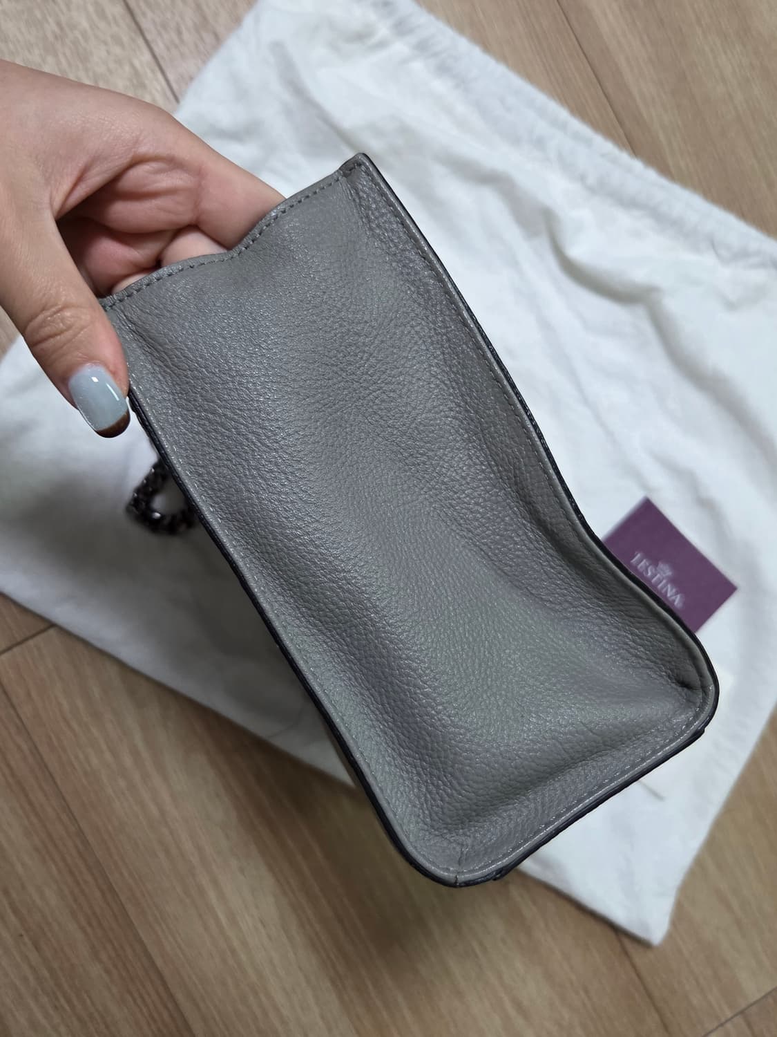 제이에스티나 SM 체인숄더백(그레이색) 상품이미지7