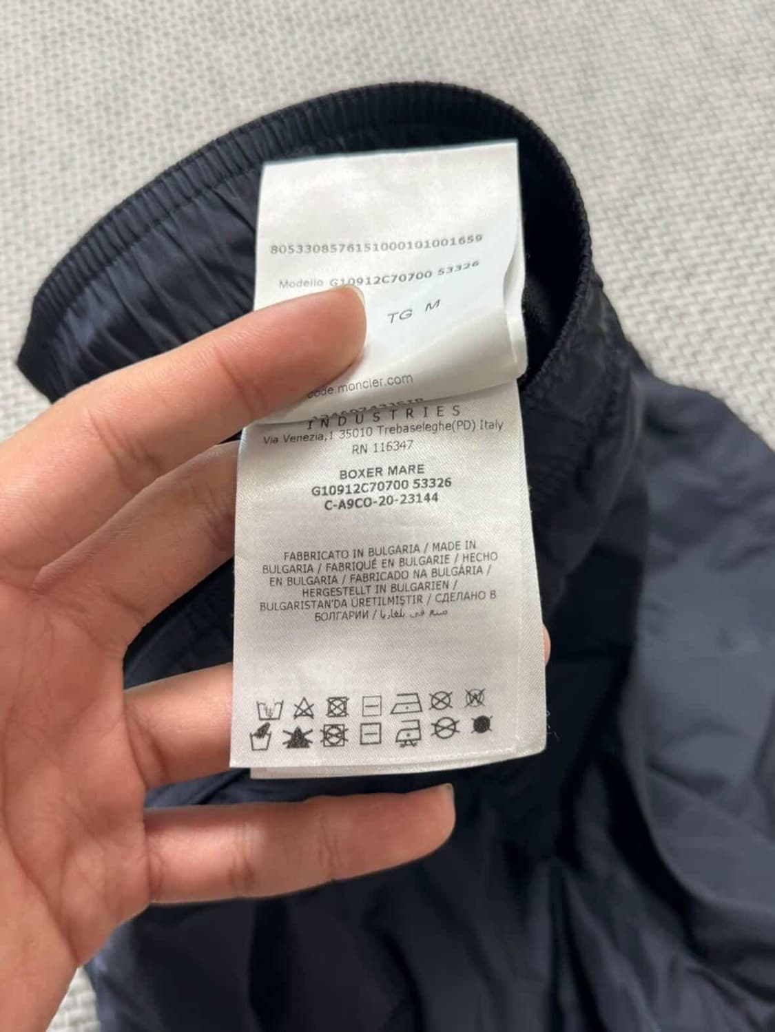 몽클레어 네이비 스윔 숏팬츠 반바지 상품이미지5