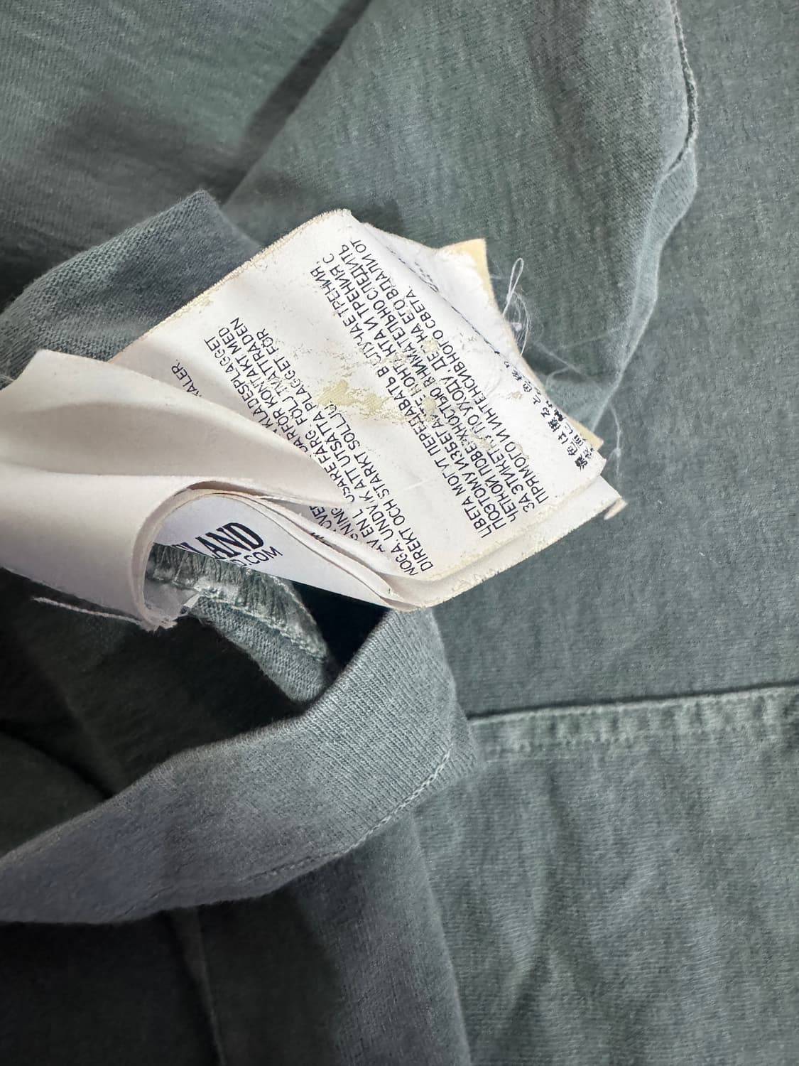 스톤아일랜드 커스텀 빈티지 워싱 원 포켓 반팔 티셔츠 L ~ XL 상품이미지6