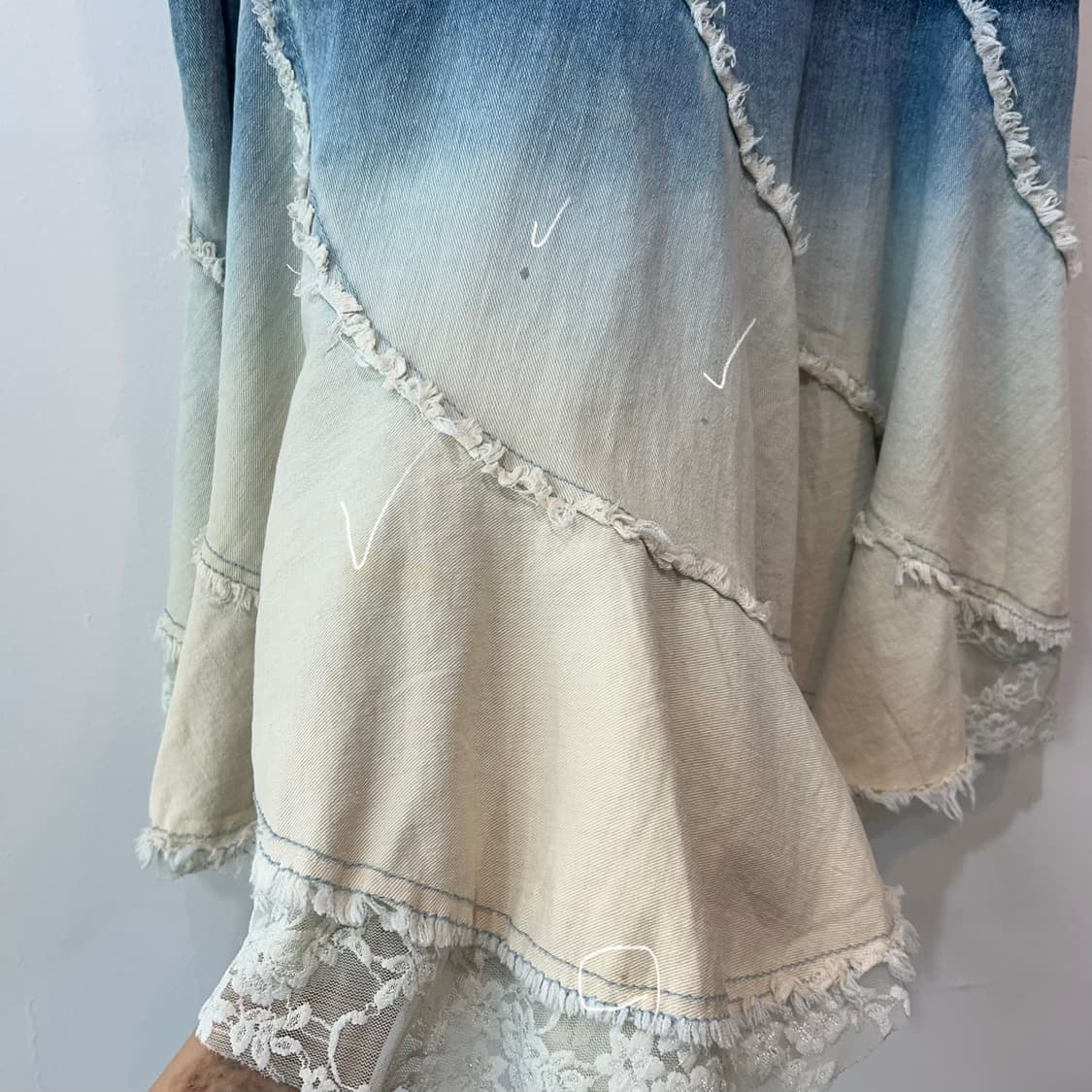 페어리 레이스 아일렛  미디스커트 상품이미지8