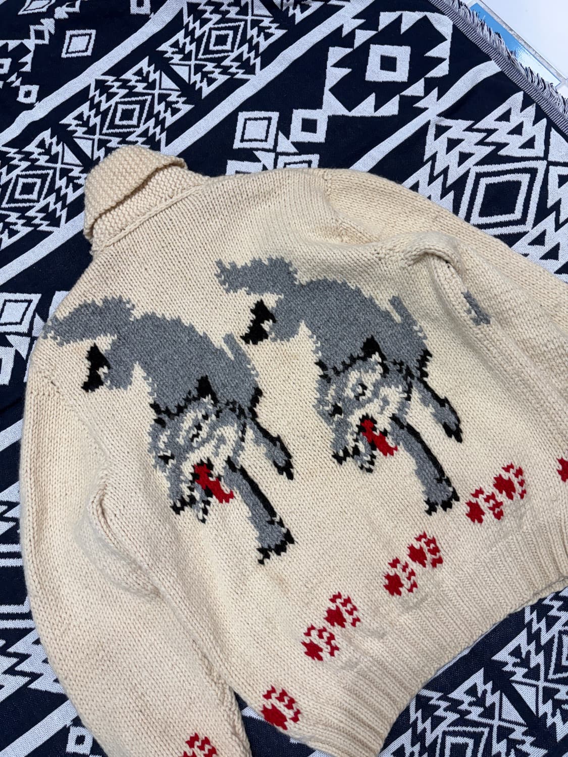 1950‘s Wolf Cowichan 늑대 코위찬 XXL 상품이미지8