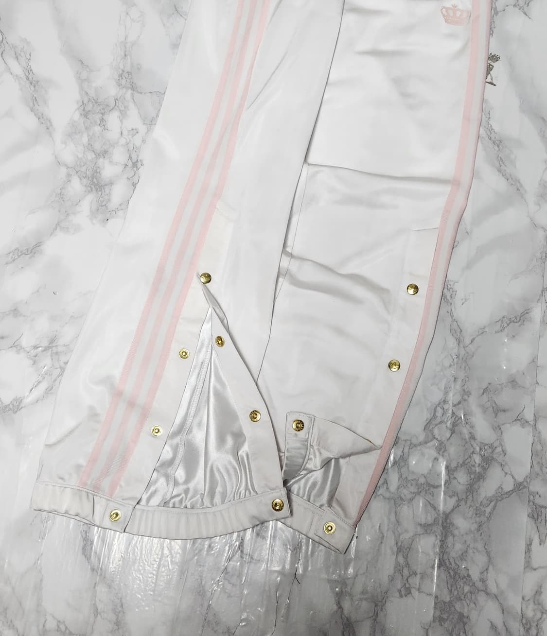 아디다스 삼선 흰핑 사이드 스냅 트레이닝 져지 트랙팬츠 바지 상품이미지5