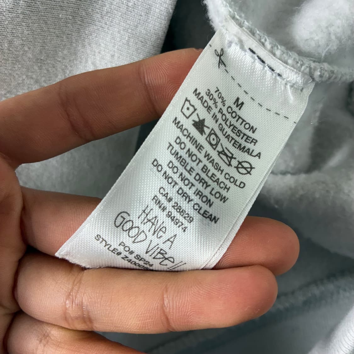 Stussy  스투시 스탁 밴쿠버 애쉬그레이 후드티  상품이미지7