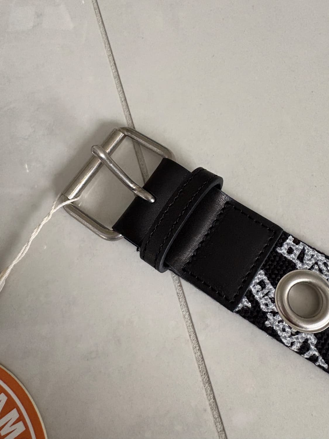 logo eyelet belt 벨트 상품이미지4