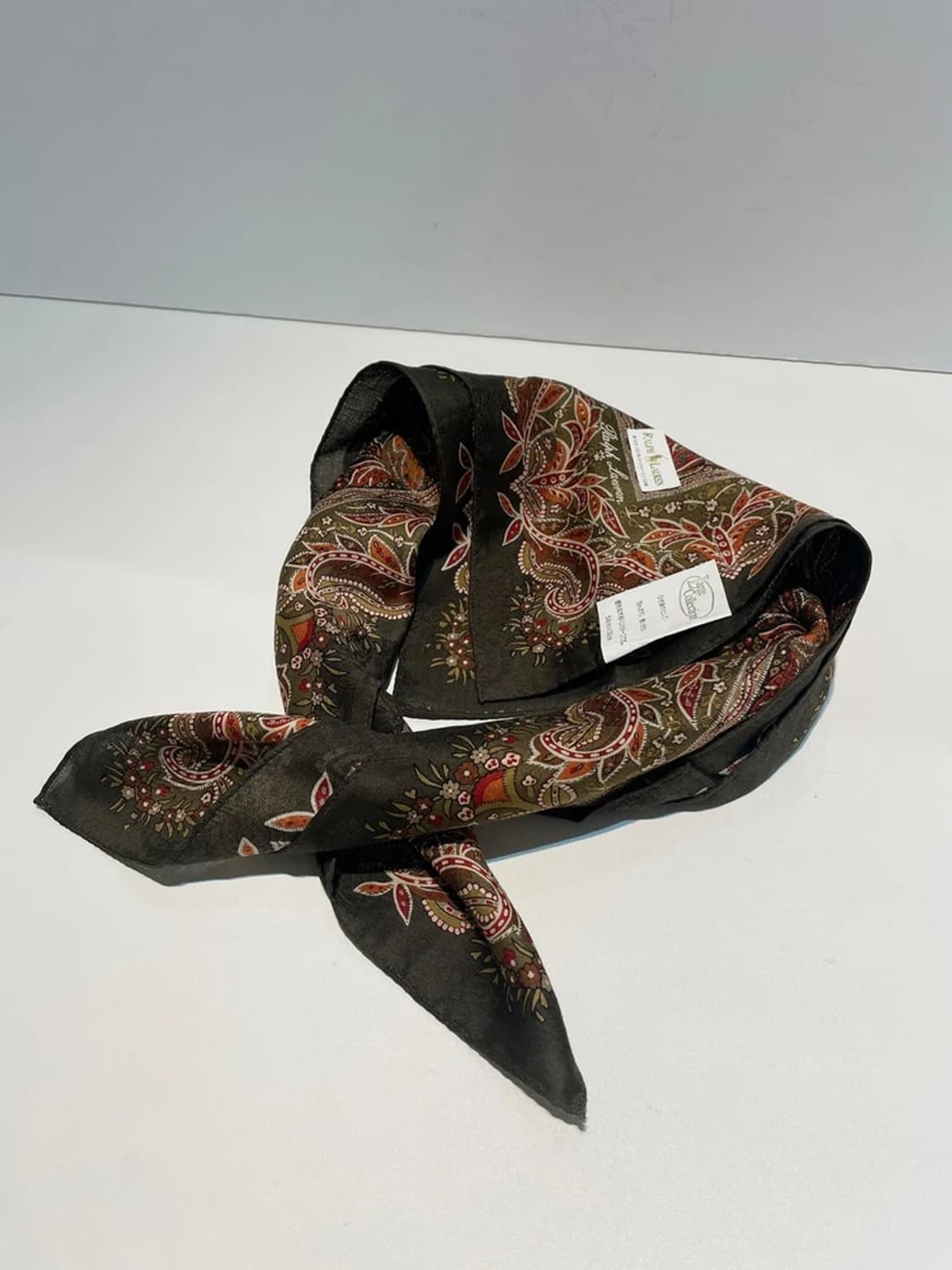 폴로 랄프로렌 00s 페이즐리 레트로 쁘띠 손수건 A1355 상품이미지1