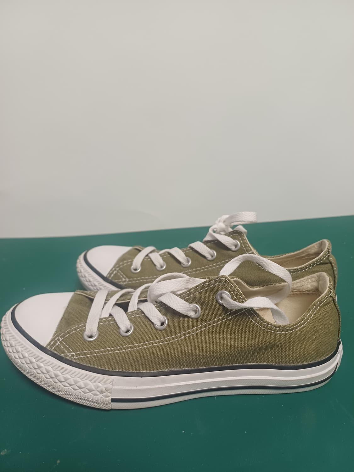 컨버스 척테일러 올스타 로우 '카키' 220mm (상태 양호) 상품이미지1