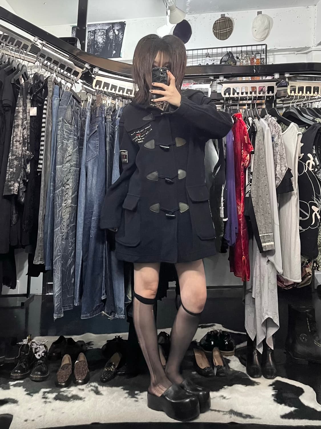 Mac hope 후드 떡볶이코트 상품이미지1