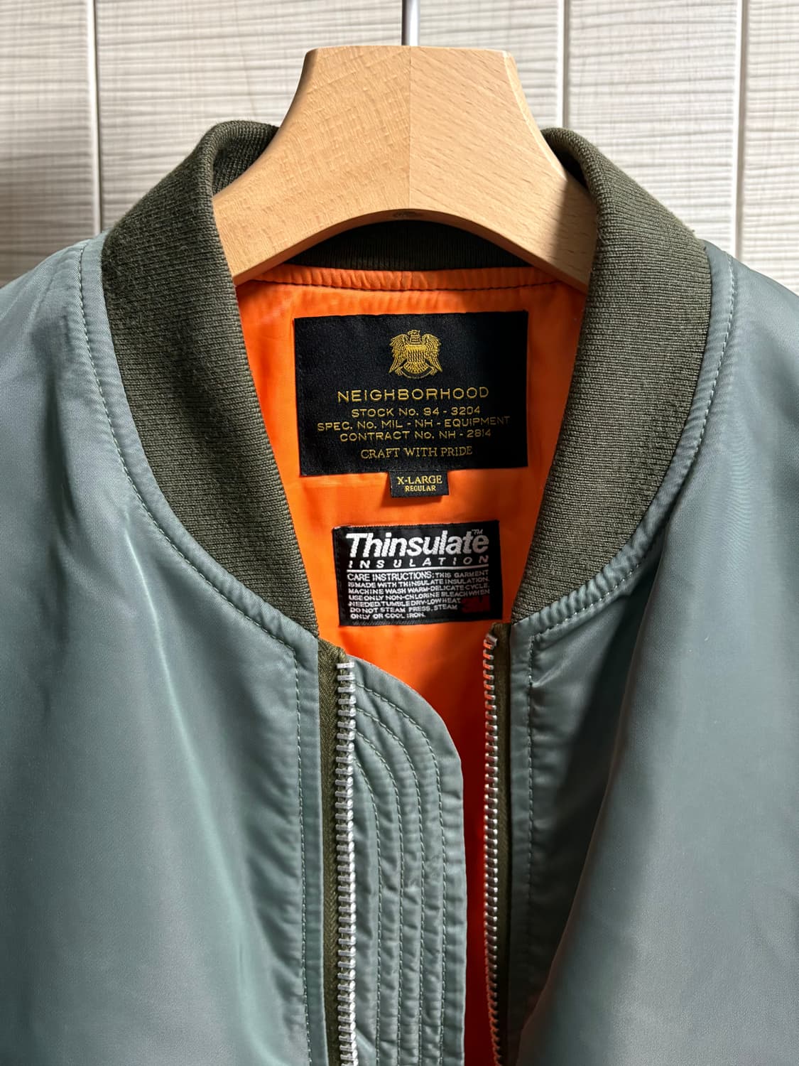 네이버후드 MA-1 상품이미지2