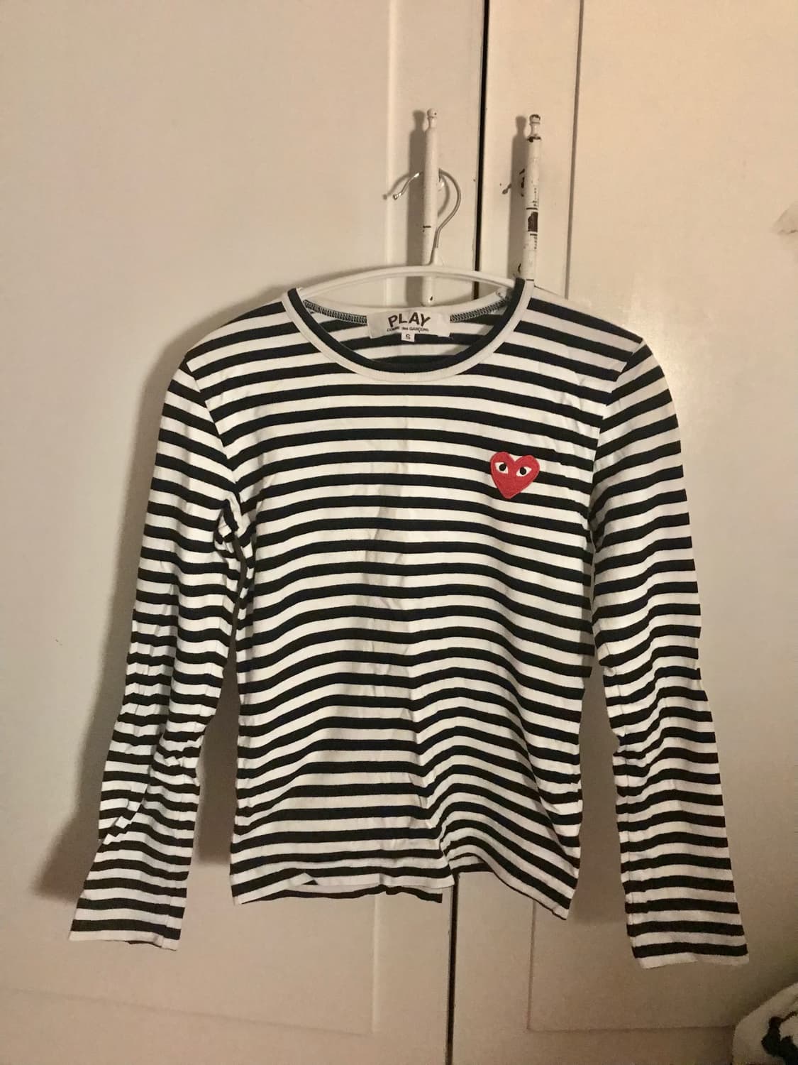 꼼데가르송 스트라이프 롱슬리브 티셔츠 s 상품이미지3