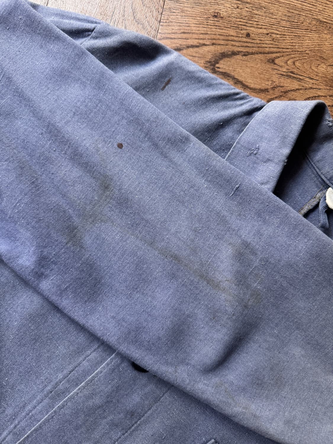 [S]90's 빈티지 더티워싱 트윌코튼 프렌치 워크 자켓 상품이미지3