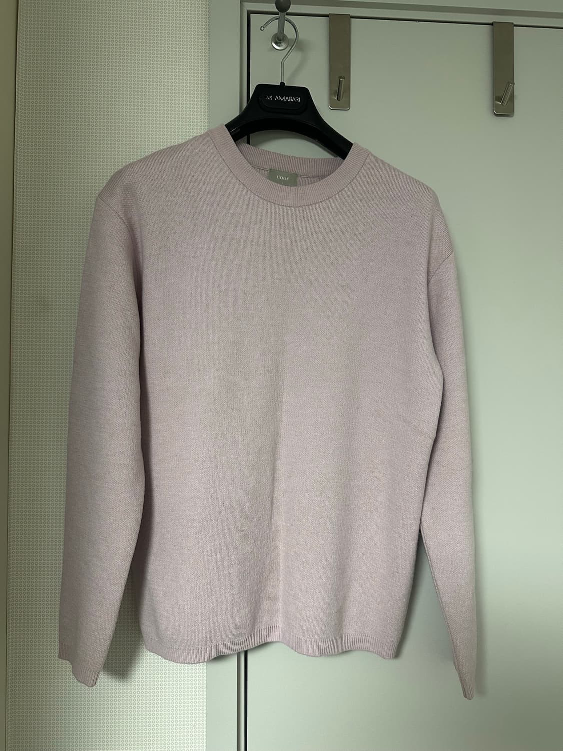 쿠어 캐시미어 니트 (라벤더) S사이즈 판매 상품이미지1
