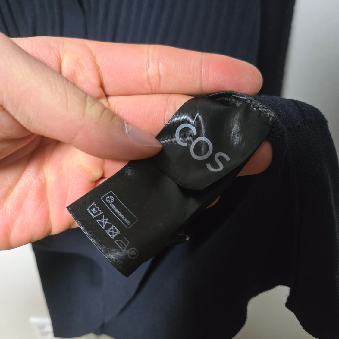 코스 루즈핏 리브드 가디건 / 여성 가디건/ 여자 가디건  상품이미지4