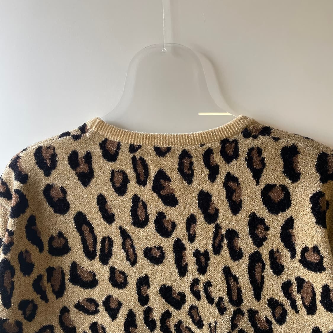 넘버나인 레오파드 니트 반팔 상품이미지8