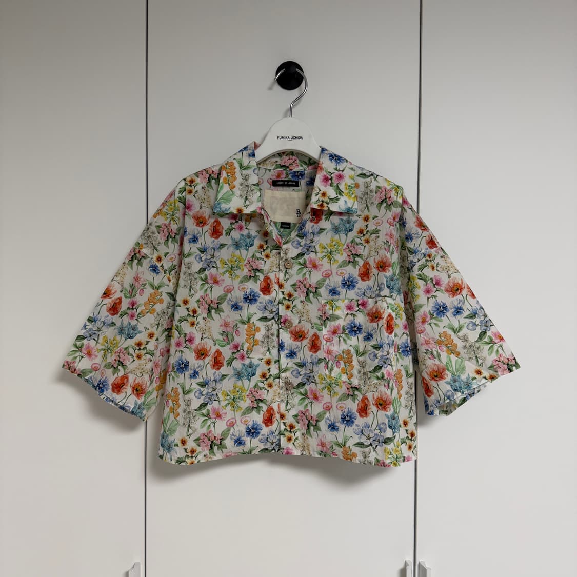 🏷️r13 알써틴 플로랄 크롭셔츠 상품이미지1