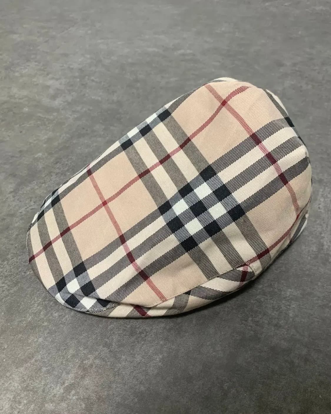 [Burberry] 버버리 vintage 클래식체크 헌팅캡 상품이미지1