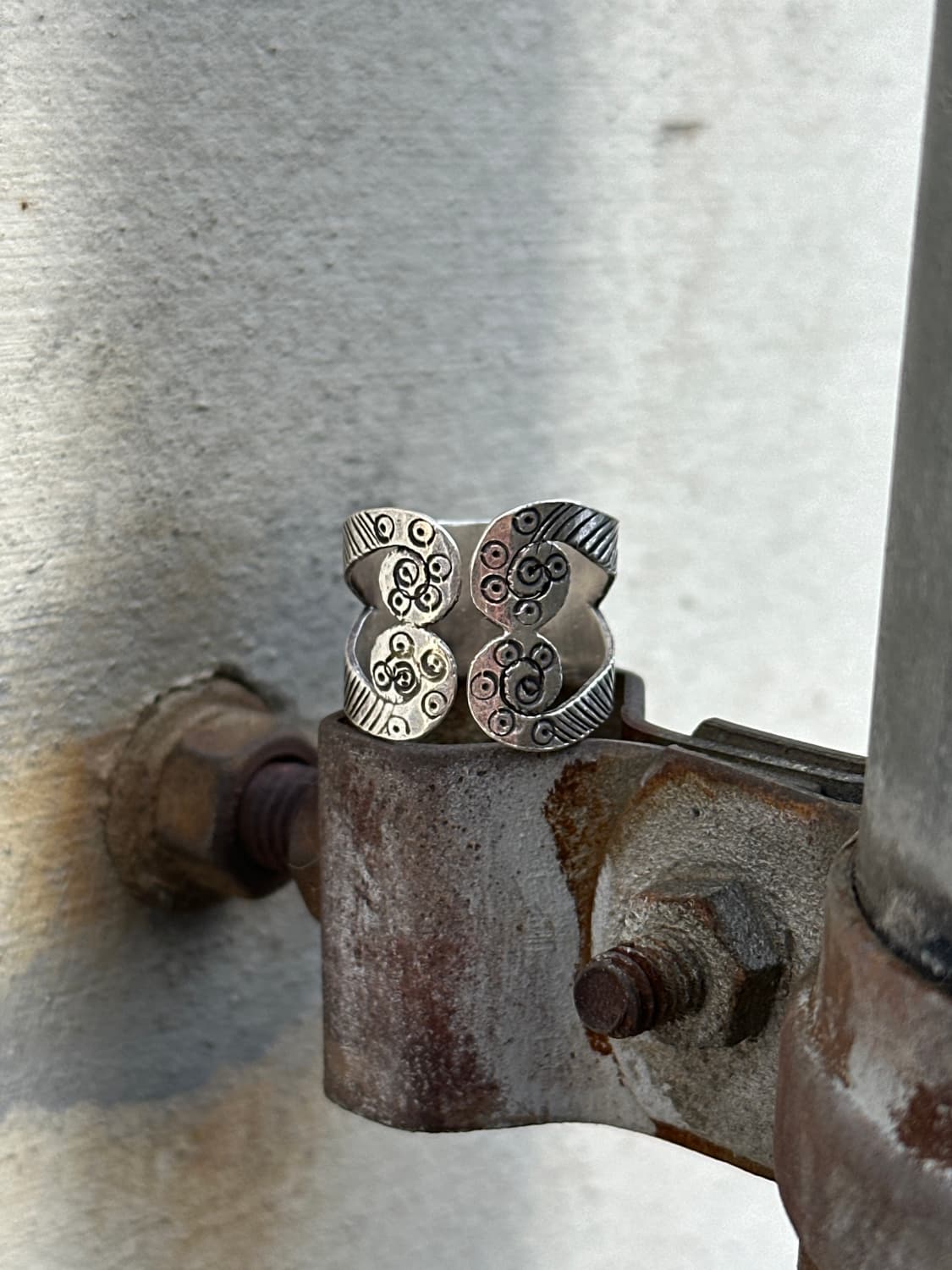 Ethnic Tribal Spiral Engraved Wrap Karen 상품이미지4