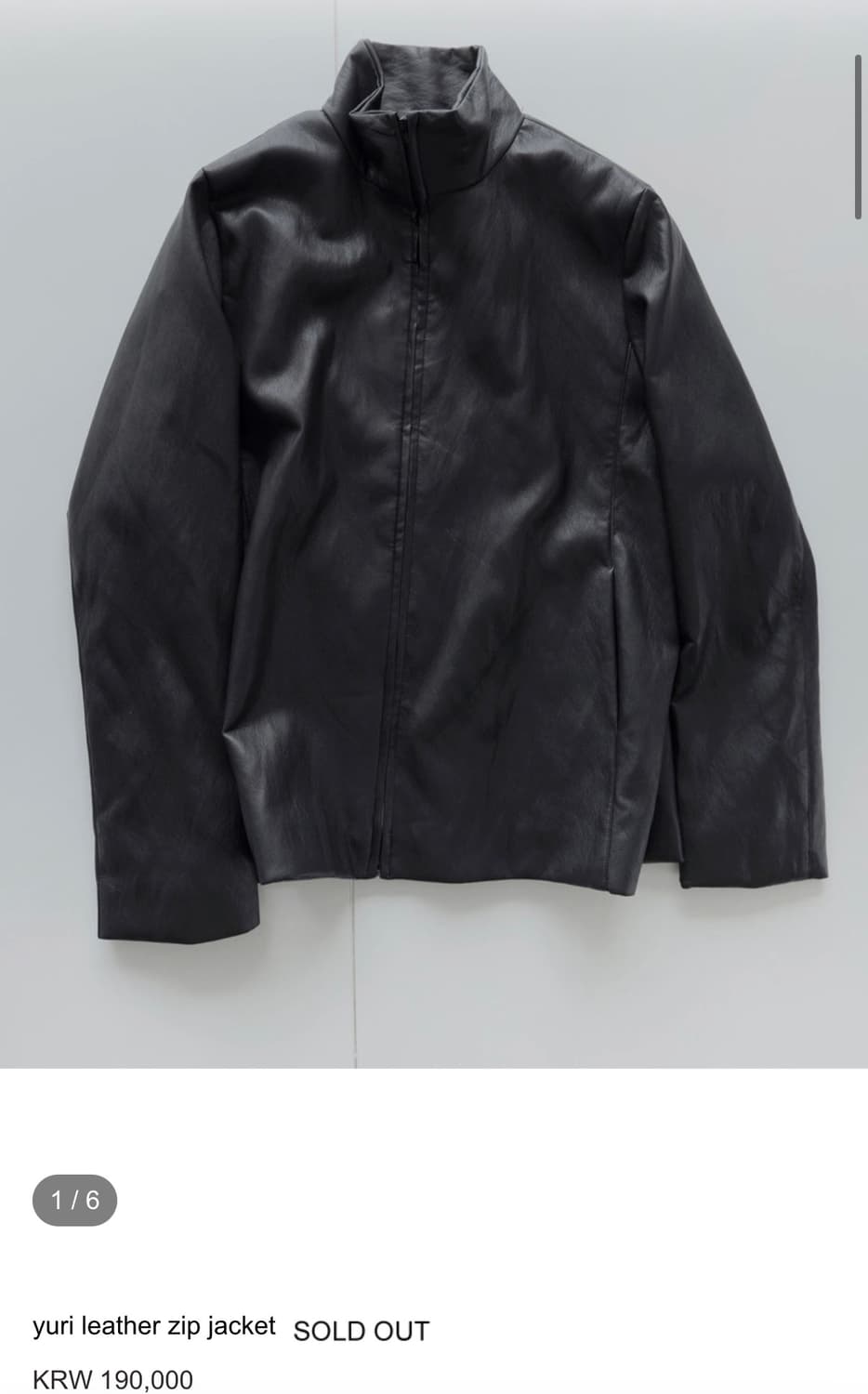 seigi solnokia noimari yuri leather zip 상품이미지1
