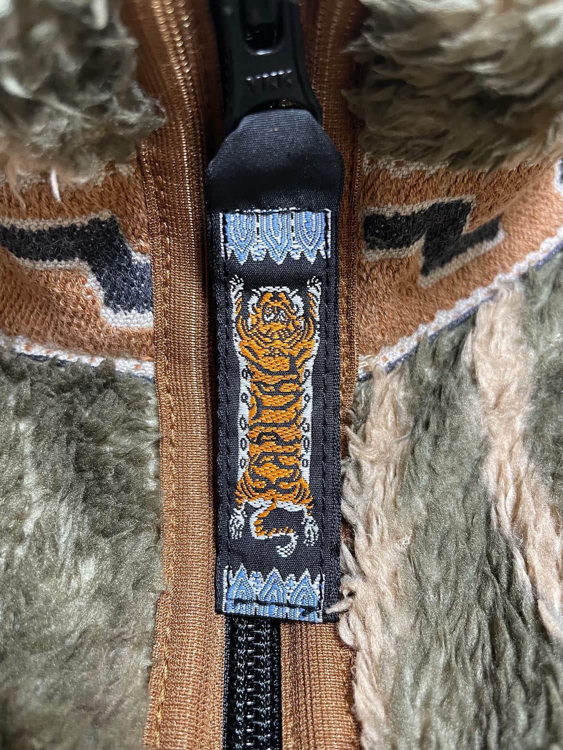 캐피탈 드렁큰스트라이프 후리스 집블루종 상품이미지5