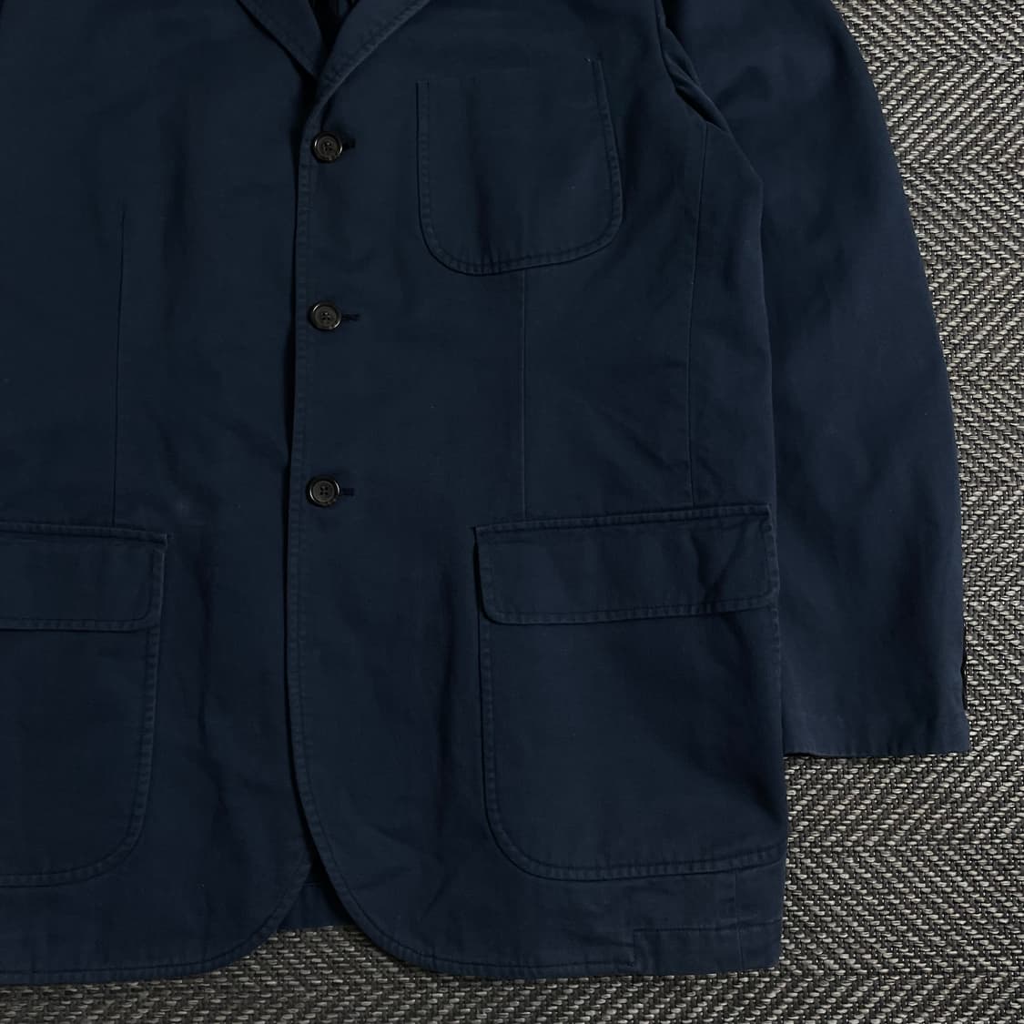 폴로 랄프로렌 네이비 코튼 블레이저 재킷y 3793 상품이미지3