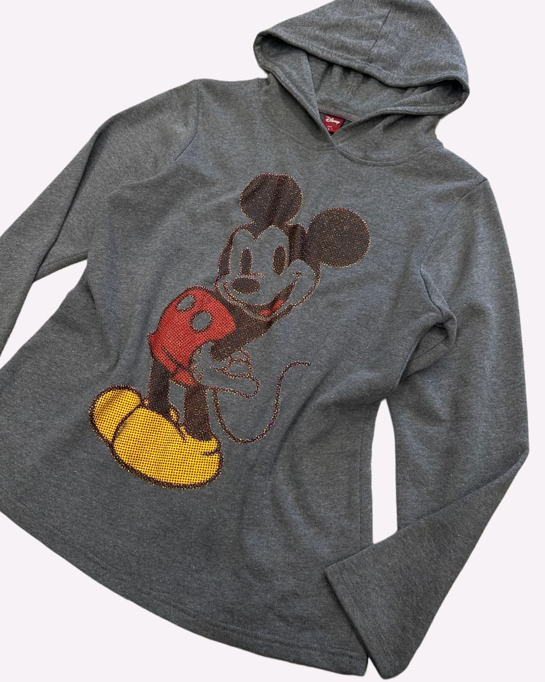 DISNEY mickey printing hood t-shirt 상품이미지3