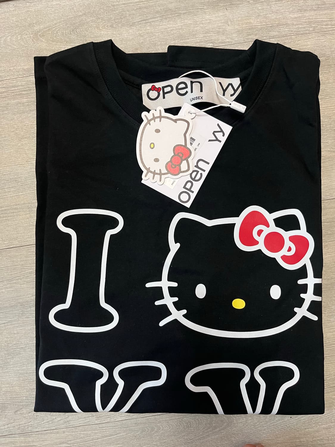 Open yy 오픈 yy 헬로키티 티셔츠 새상품 S/M 상품이미지1