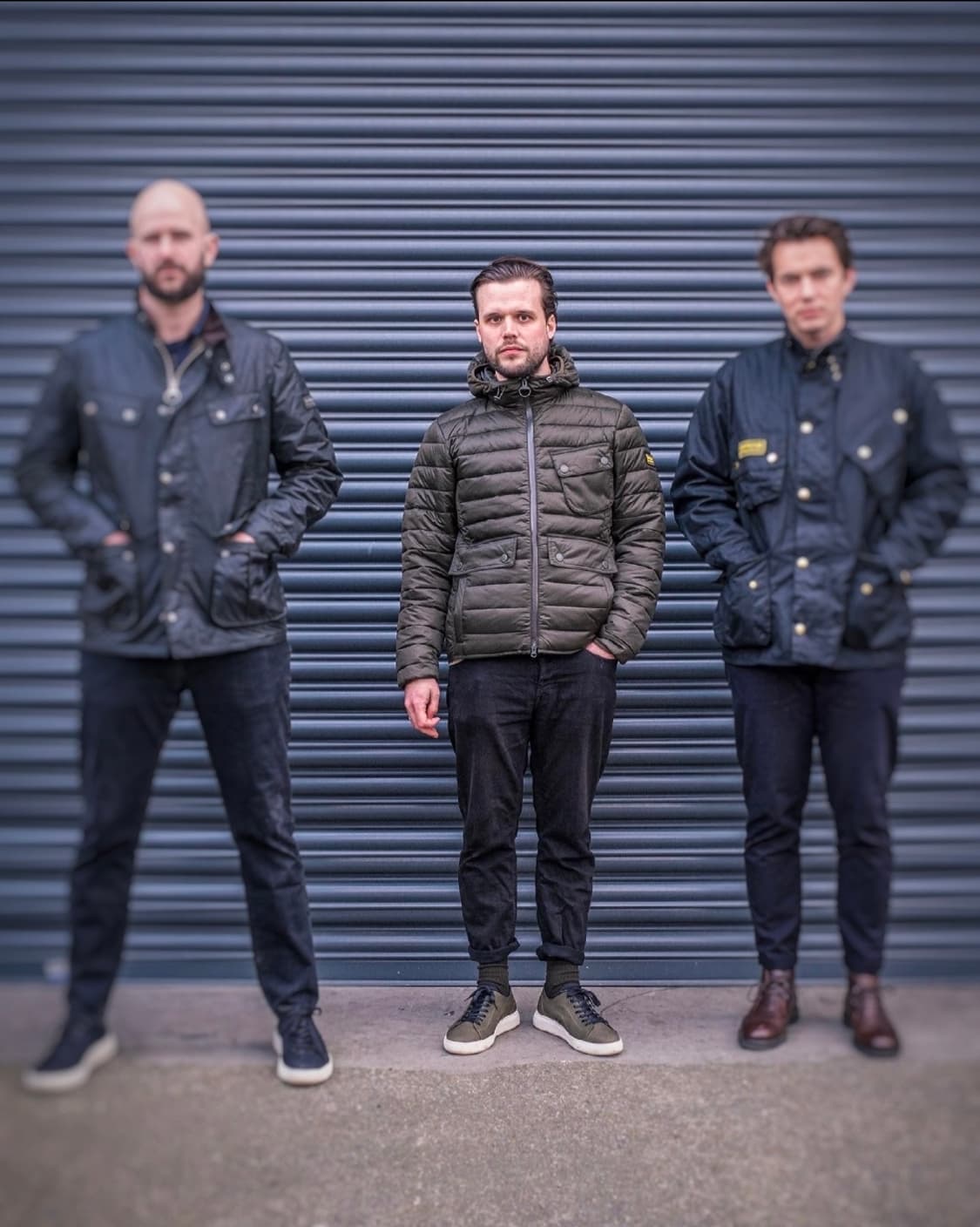 바버 퀼팅 경량 ouston 올리브색상 상품이미지3