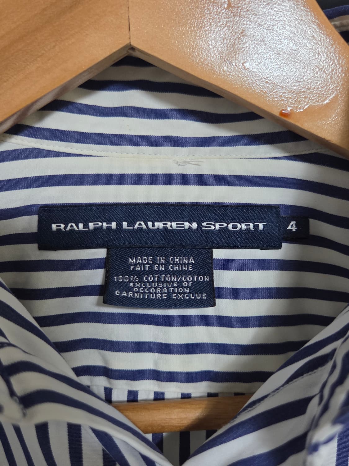 [랄프로렌 스포츠] 코튼 스트라이프 셔츠 | 00156 상품이미지3