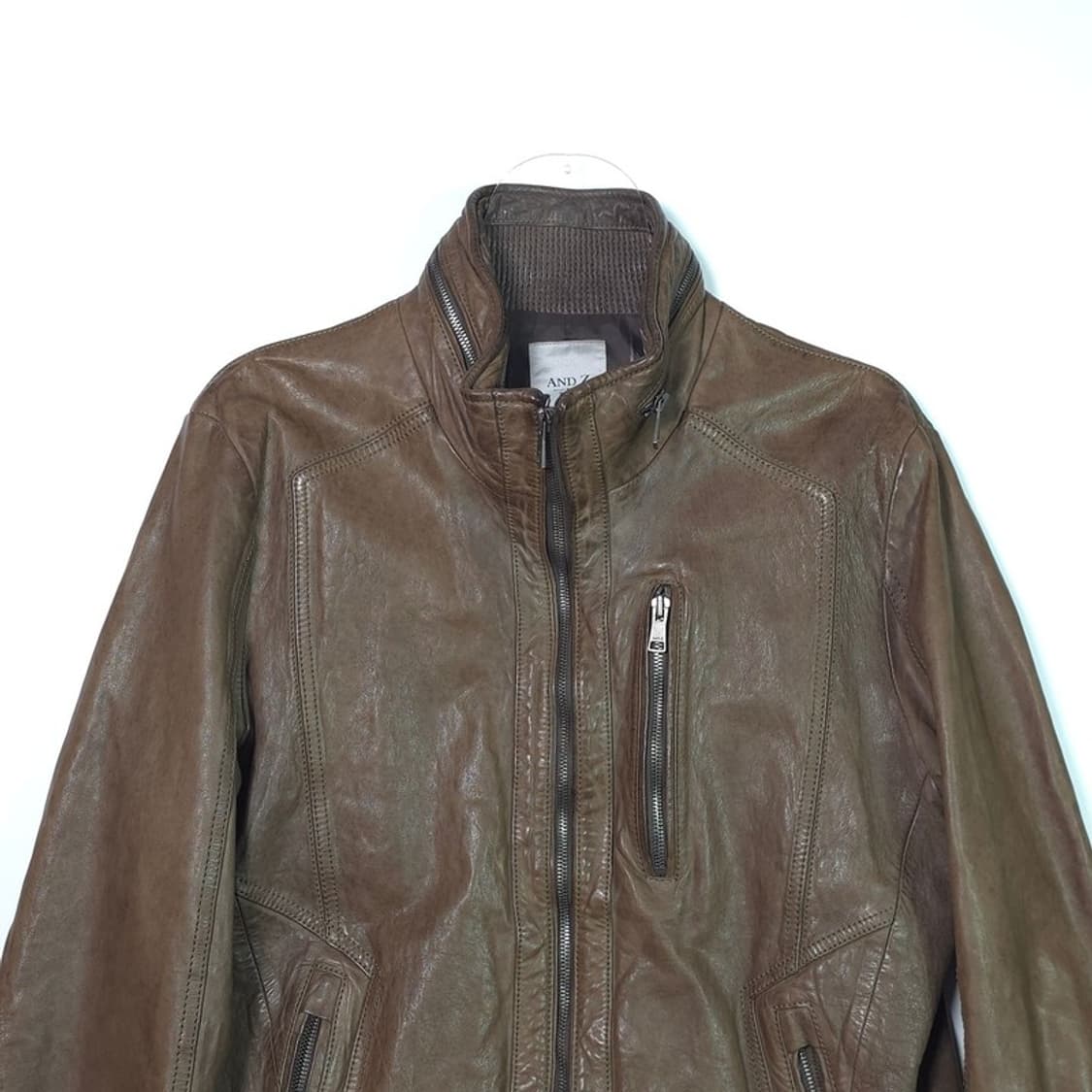 AND Z by ZIOZIA 브라운 양가죽 자켓 XL 상품이미지3