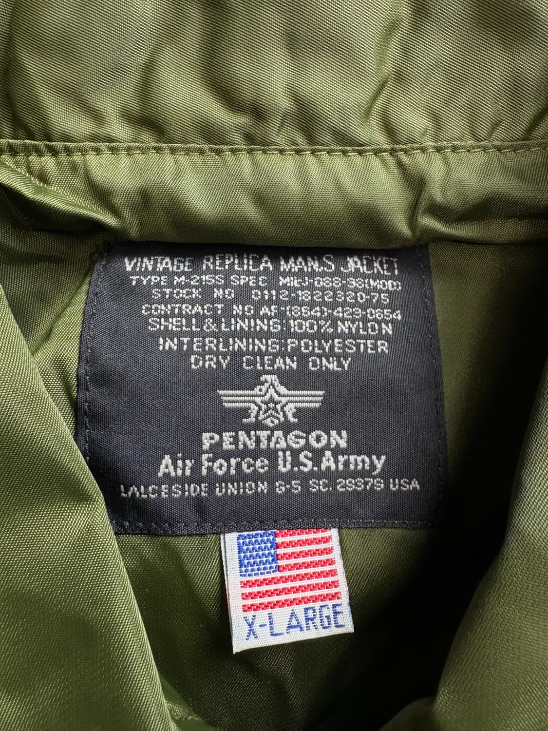 US 밀리터리 MA-1 펜타곤 항공 점퍼 3670 상품이미지4