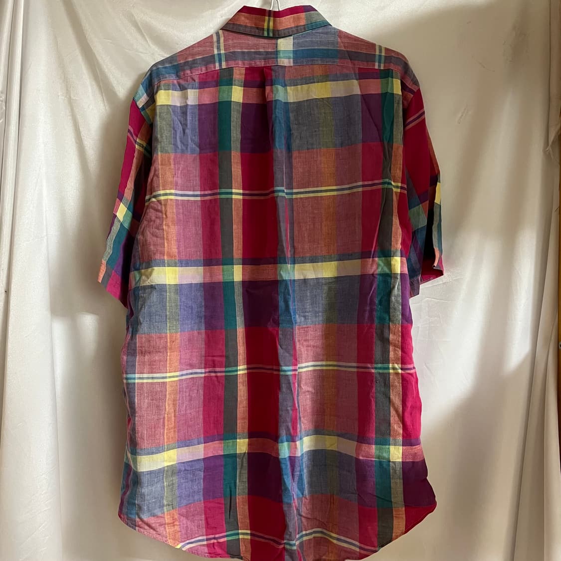 [POLO]폴로 배색포인트 체크 반팔셔츠 상품이미지4