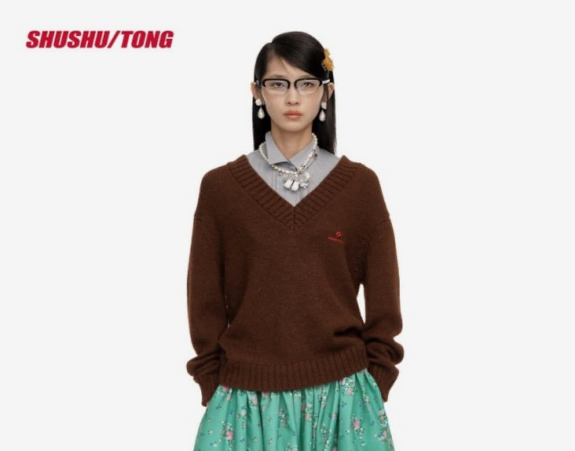 슈슈통 브이넥 니트 8 상품이미지4