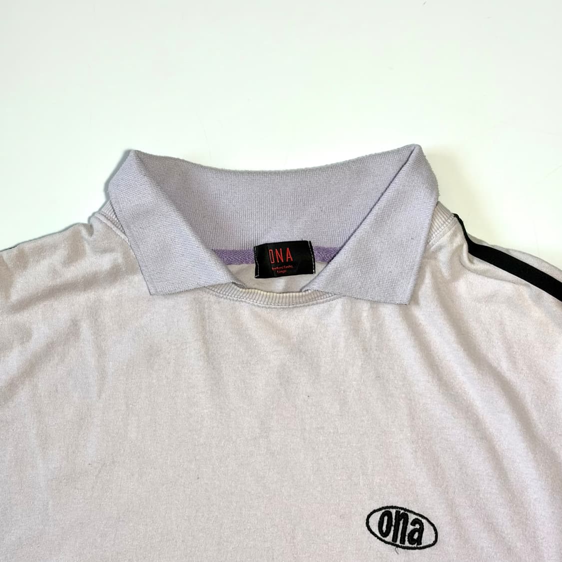 ONA 라이트 퍼플 PK반팔셔츠 L 상품이미지4