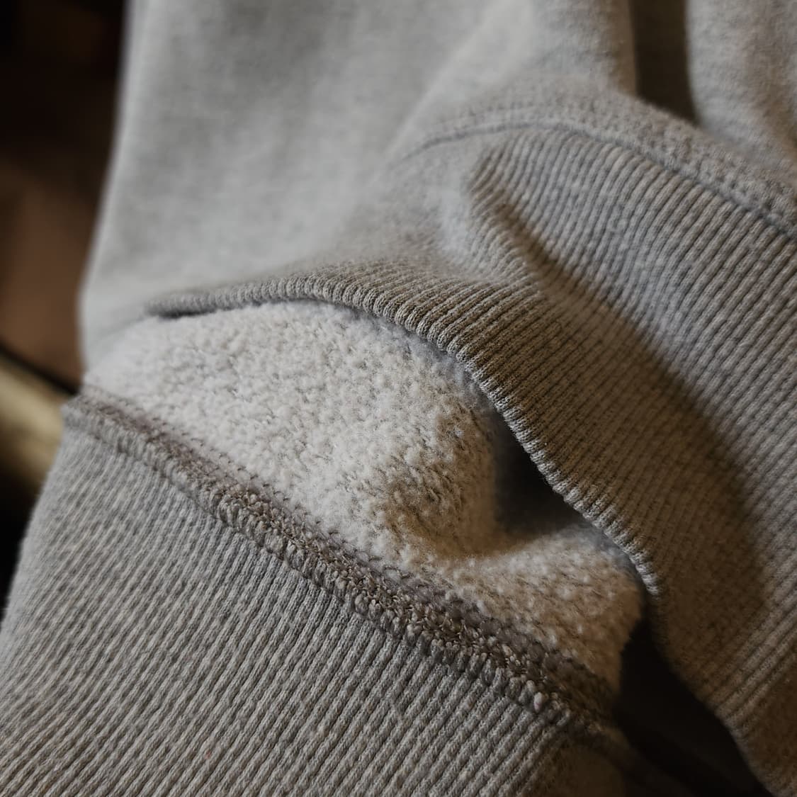 00년대 챔피온 스텐실 로고 스웻셔츠 라이트 그레이 L 상품이미지9