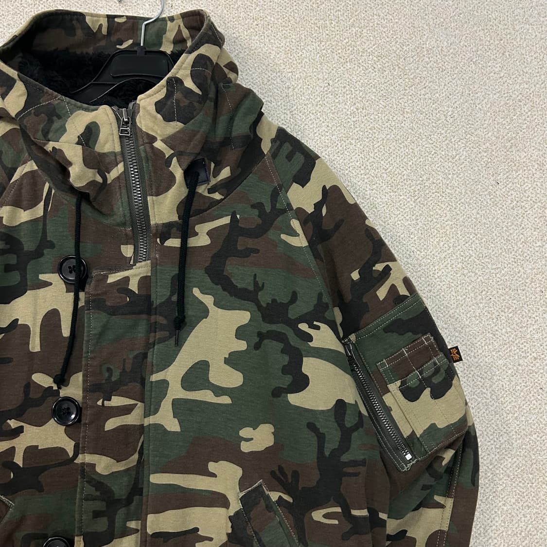 (M) 알파인더스트리 카모 점퍼  상품이미지3