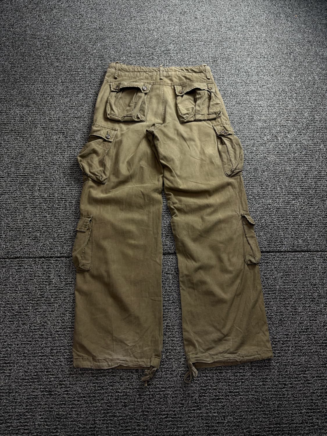 00s Y2K 빈티지 멀티포켓 카고 퍼티그 팬츠 1441 상품이미지5