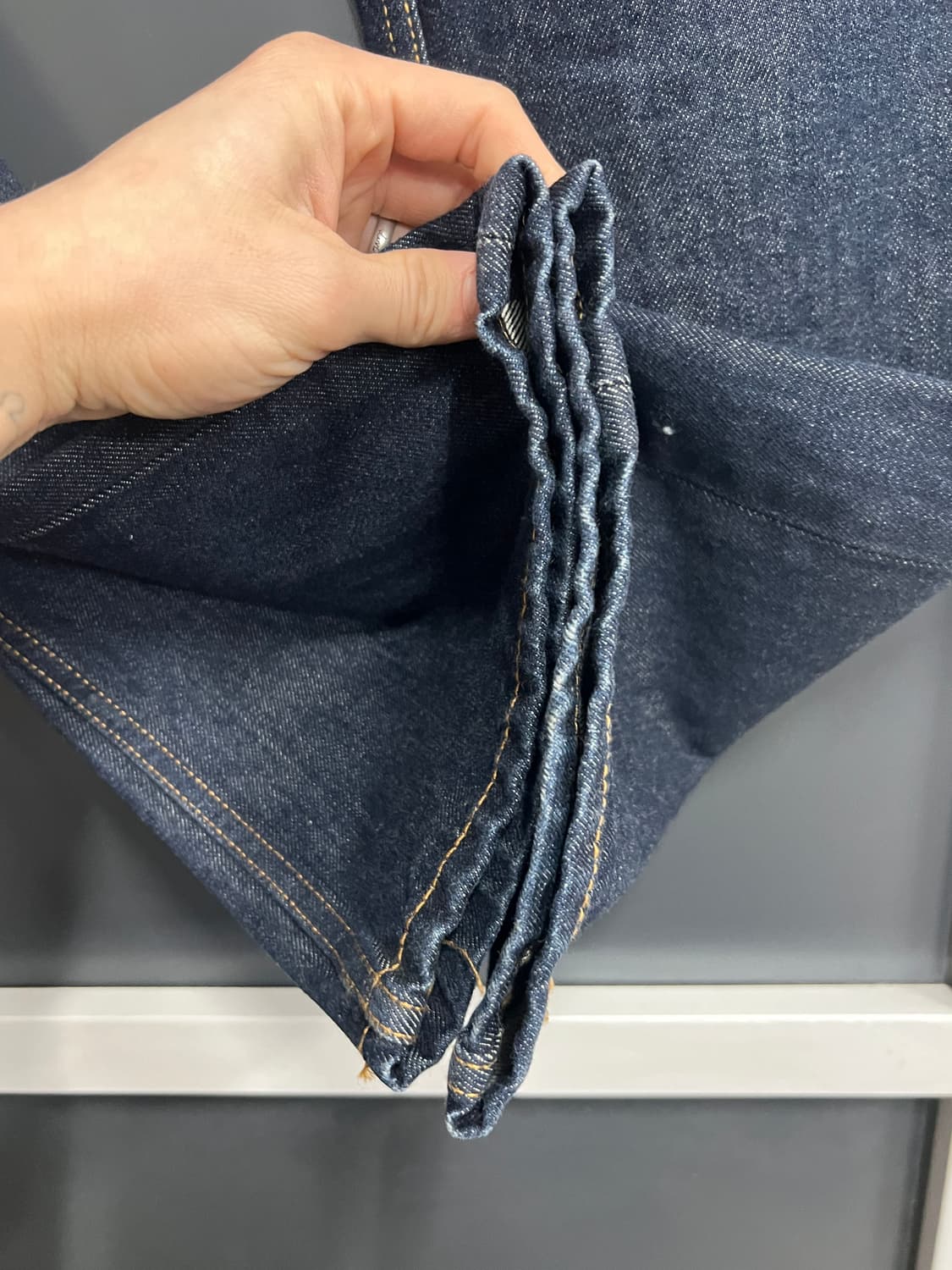 Levis 리바이스 505 레귤러 스트레이트 인디고 데님 팬츠 상품이미지5