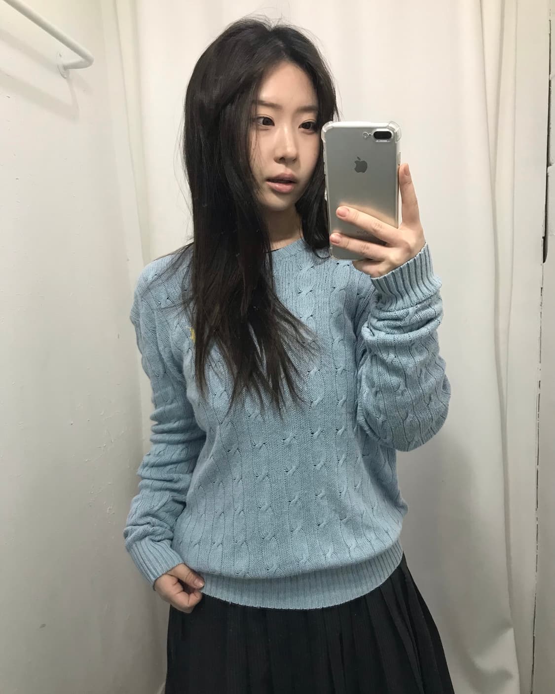 폴로 스몰 포니 케이블 니트 상품이미지1