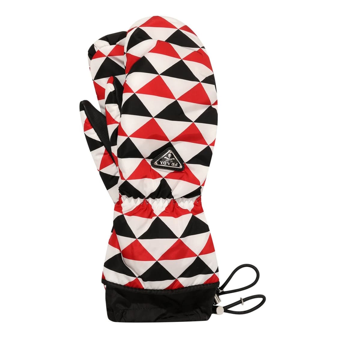 새상품 프라다 패딩 장갑 트라이앵글 로고 패턴 상품이미지1