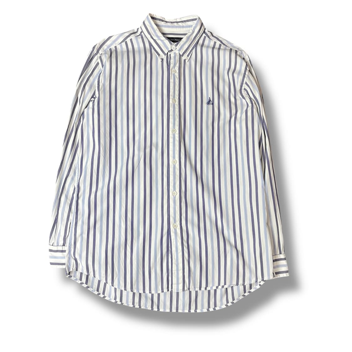 빈폴 블루 화이트 스트라이프 셔츠 100 상품이미지1