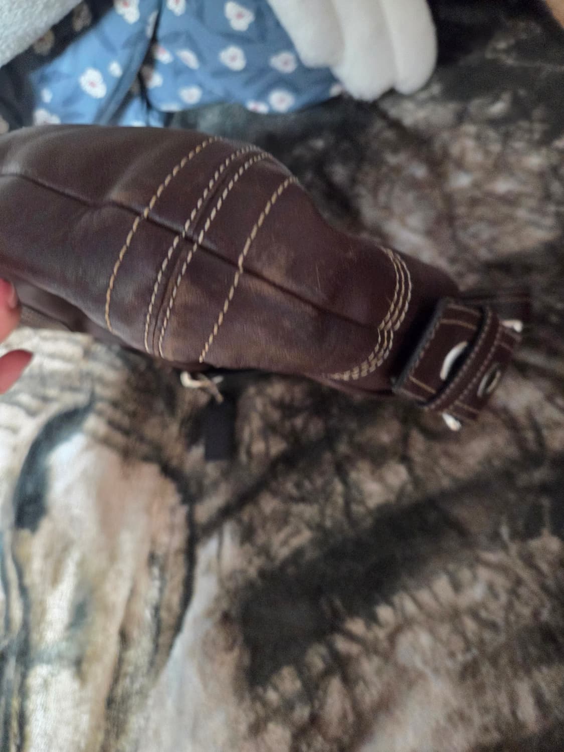 Coach 브라운 빈티지 버클백 숄더백 상품이미지3