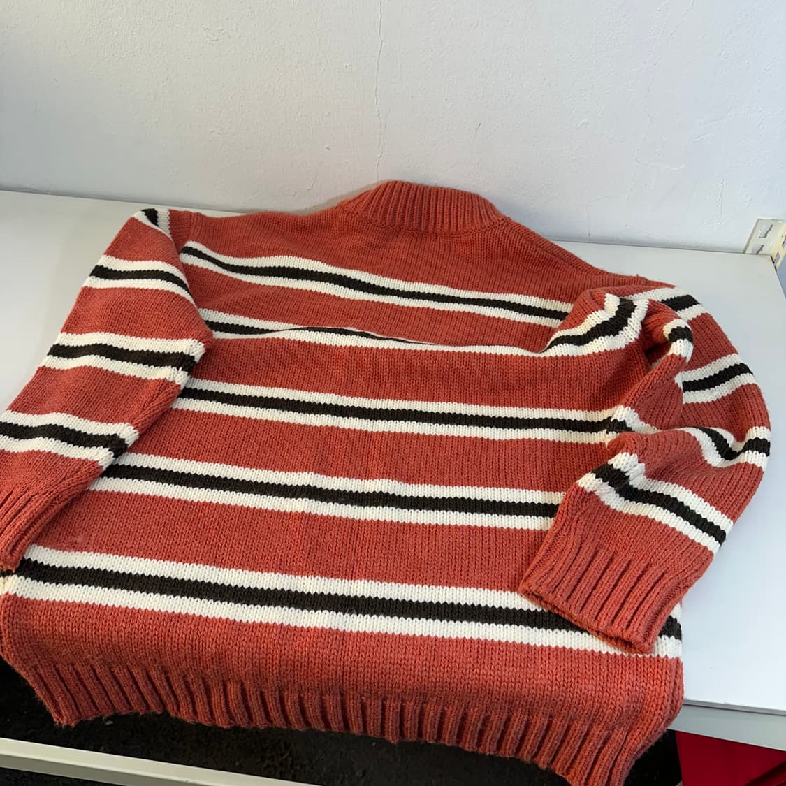 FREE 5252BYOIOI 스트라이프 헤비 크루넥니트 상품이미지4