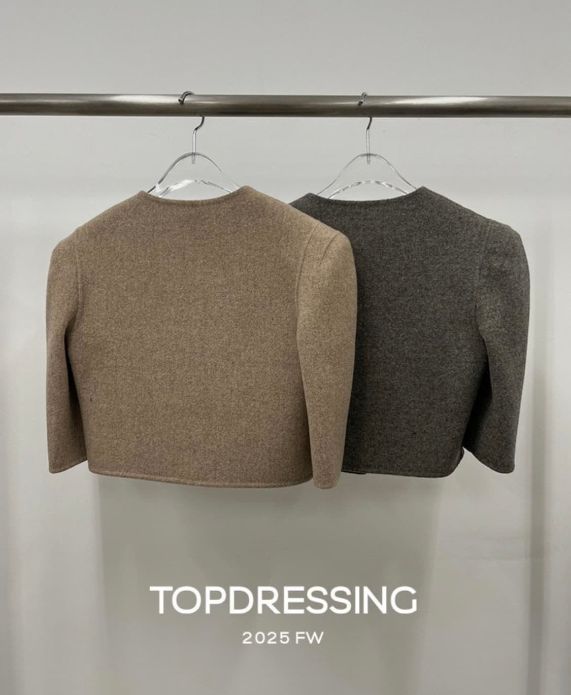 탑드레싱 뮤핸드자켓 - 카키S 상품이미지9