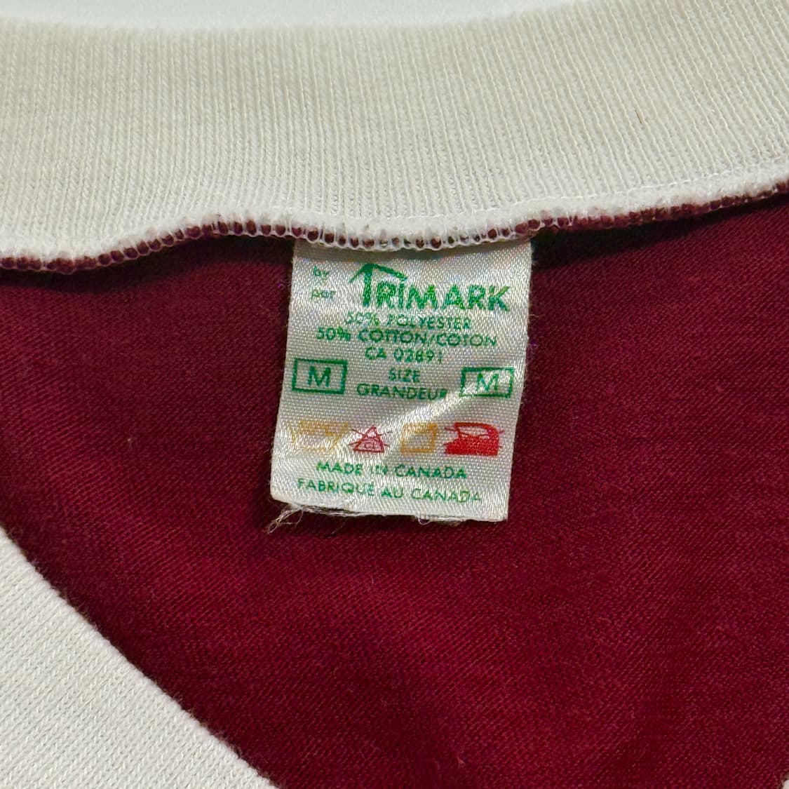 90’s 빈티지 싱글스티치 브이넥 링거티 상품이미지4