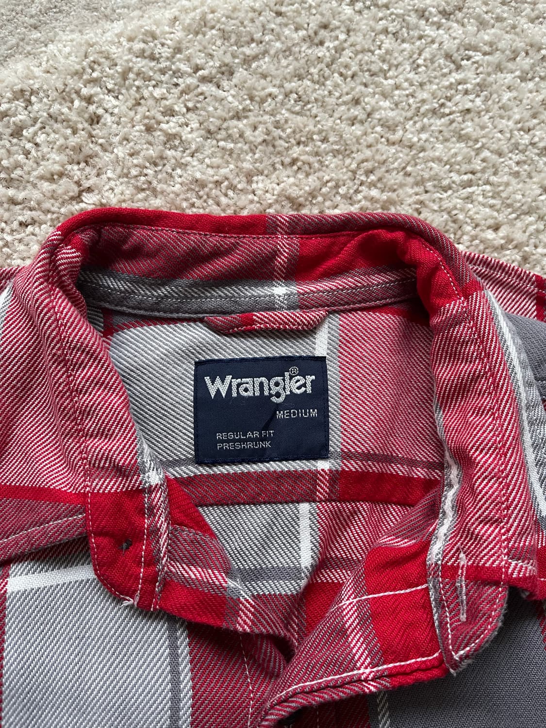 90s 랭글러 웨스턴 체크 셔츠 (95-100) 상품이미지4